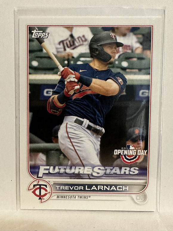 #121 Trevor Larnach Future Stars Minnesota Twins 2022 Topps Opening Day Baseball Card