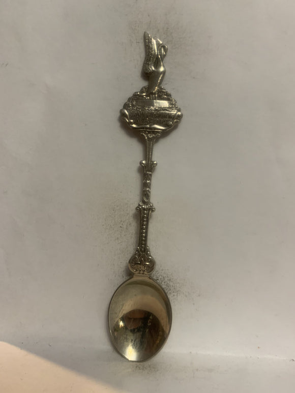 Grande Prairie Alberta Swan Souvenir Spoon