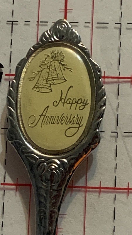 Happy Anniversary Knife Japan  Souvenir Spoon