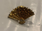 Lace Fan Lapel Hat Pin CW