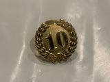 10 Wreath Lapel Hat Pin CW