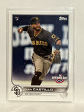 #165 Ivan Castillo Rookie San Diego Padres 2022 Topps Opening Day Baseball Card