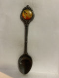 Texas Flag Flower Bird Souvenir Spoon