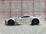 White Scorcher 2012 Mcdonalds  Hot Wheels Diecast Car