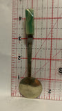 Vallarta Mexico Green statue Calendar  Sterling Souvenir Spoon