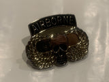 Airborne Paratrooper Skull Wings Patch Lapel Hat Pin CW