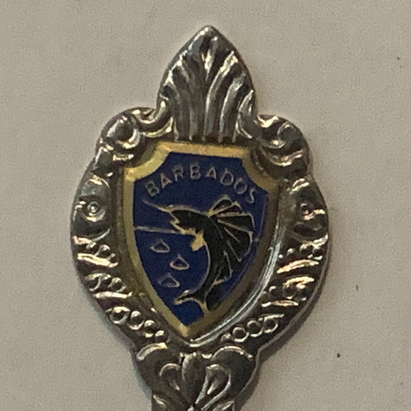 Barbados Sword Fish Marlin collectable Souvenir Spoon PH