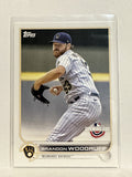 #78 Brandon Woodruff Milwaukee Brewers 2022 Topps Opening Day Baseball Card