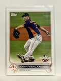 #103 Justin Verlander Houston Astros 2022 Topps Opening Day Baseball Card