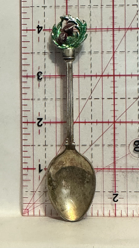 Scotland Thistle Flower Souvenir Spoon