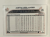 #103 Justin Verlander Houston Astros 2022 Topps Opening Day Baseball Card
