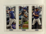 #TPC-5C 5B 5A Francisco Lindor Jacob DeGrom Pete Alonso New York Mets 2022 Topps Opening Day Baseball Card