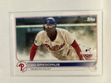 #46 Didi Gregorius Philadelphia Phillies 2022 Topps Opening Day Baseball Card