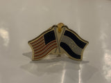 USA Honduras Friendship Flags Lapel Hat Pin CW