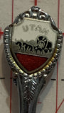 Utah Oxen Wagon   Souvenir Spoon