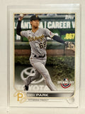 #13 Hoy Park Pittsburgh Pirates 2022 Topps Opening Day Baseball Card