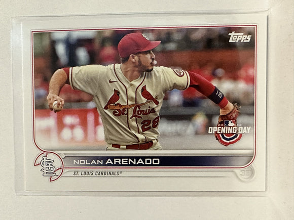 #31 Nolan Arenado St Louis Cardinals 2022 Topps Opening Day Baseball Card