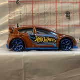 Brown '12 Ford Fiesta Hot Wheels Loose Diecast Car 1/64 HN