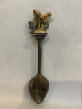 Dolphins Jumping Maple Leaf Souvenir Spoon