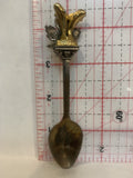 Dolphins Jumping Maple Leaf Souvenir Spoon
