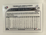 #109 Teoscar Hernandez Toronto Blue Jays 2022 Topps Opening Day Baseball Card