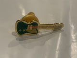 Green Guitar Lapel Hat Pin CX