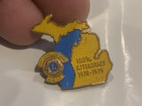 100% Attendance 1978 1979 Lions Club Lapel Hat Pin CX