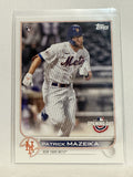 #19 Patrick Mazeika Rookie New York Mets 2022 Topps Opening Day Baseball Card