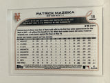 #19 Patrick Mazeika Rookie New York Mets 2022 Topps Opening Day Baseball Card