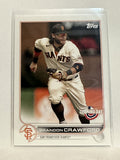 #108 Brandon Crawford  San Francisco Giants 2022 Topps Opening Day Baseball Card
