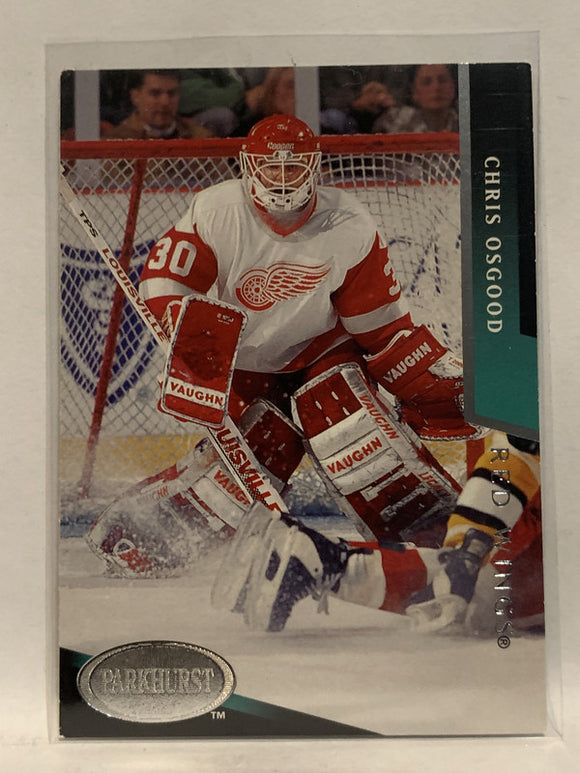 #329 Chris Osgood Detroit Red Wings 1993-94 Parkhurst Hockey Card