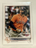 #37 Carlos Correa Houston Astros 2022 Topps Opening Day Baseball Card