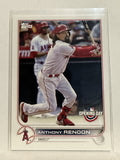 #185 Anthony Rendon Los Angeles Angels 2022 Topps Opening Day Baseball Card