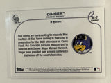 #M-7 Dinger Colorado Rockies 2022 Topps Opening Day Baseball Card