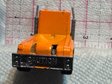 Orange Peterbilt 1/80 1981 Hot Wheels Diecast Car