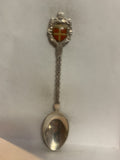 Danmark Flag Crest Souvenir Spoon