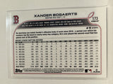 #173 Xander Bogaerts Boston Red Sox 2022 Topps Opening Day Baseball Card