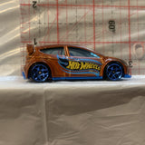 Brown '12 Ford Fiesta Hot Wheels Loose Diecast Car 1/64 HO