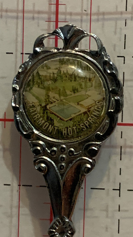 Fair mint Hot Springs British Columbia Union  Souvenir Spoon