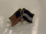 USA Honduras Friendship Flags Lapel Hat Pin CX