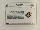 #M-1 Blooper Atlanta Braves 2022 Topps Opening Day Baseball Card