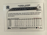 #99 Aaron Judge New York Yankees 2022 Topps Opening Day Baseball Card