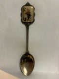 Little Boy Reading Drawing 1982 Souvenir Spoon