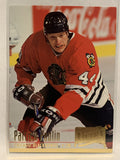 #43 Patrick Poulin Cleveland Indians 1994-95 Fleer Ultra Hockey Card