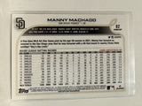 #82 Manny Machado San Diego Padres 2022 Topps Opening Day Baseball Card