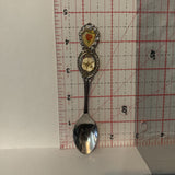 The Bayer Glacier Alberta Wild Rose collectable Souvenir Spoon PI