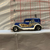Blue Ship Shape Hot Wheels Loose Diecast Car 1/64 HO