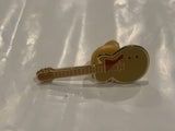 White Guitar Lapel Hat Pin CX