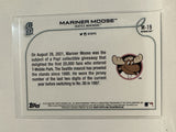 #M-19 Mariner Moose Seattle Mariners 2022 Topps Opening Day Baseball Card