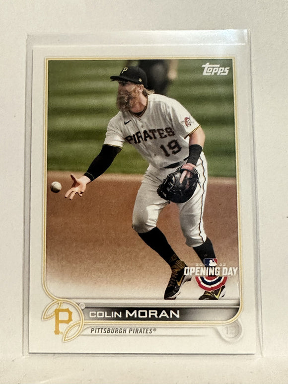 #68 Colin Moran Pittsburgh Pirates 2022 Topps Opening Day Baseball Card